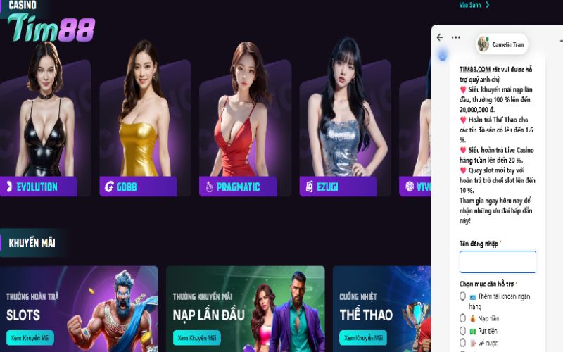 Liên hệ nhanh chóng qua kênh Live Chat