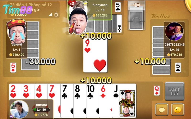 Cách chơi Phỏm online tăng level nhanh chóng