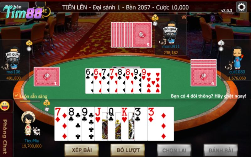 Cách chơi Tiến Lên Miền Nam đánh bại đối thủ trong vòng một nốt nhạc