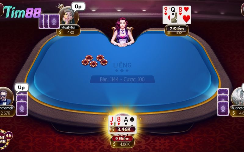 cách chơi bài Liêng