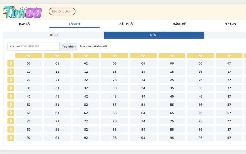 Cần lưu ý điều gì trong cách chơi lô xiên 3?